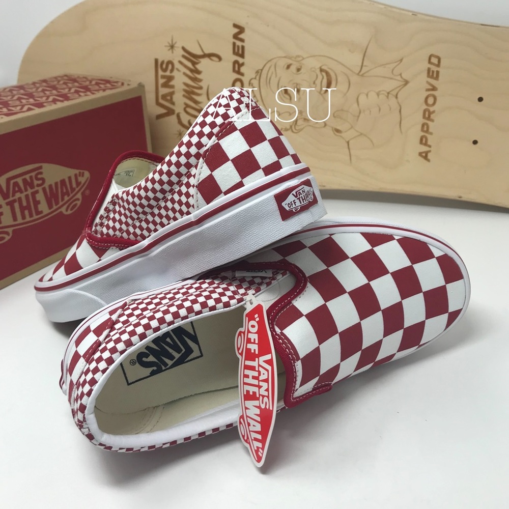 VANS Classic Slip On Mix Checker Chill Paper W - Picture 5 of 6